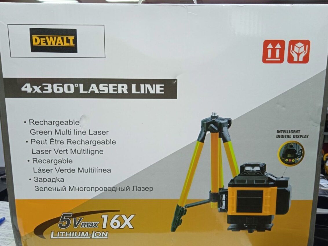 Лазерный уровень deWalt