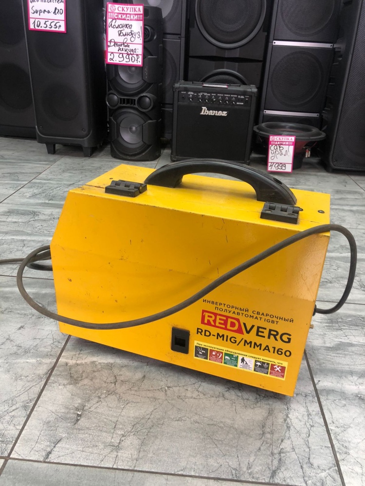 Сварочный аппарат redverg mma160