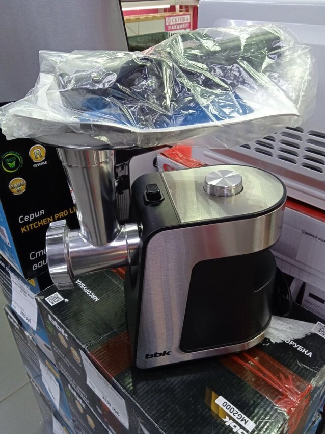 /Мясорубка BBK MG2000 мет черн