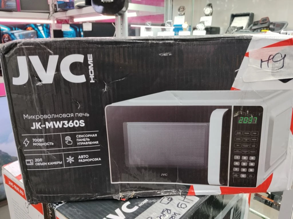 СВЧ JVC JK-MW360S белая сенсор