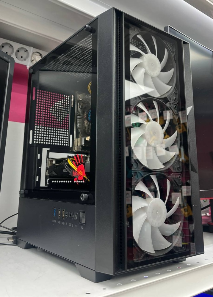 Системный блок Ryzen 5-2600 3.4x12/16/120+500ssd/3050