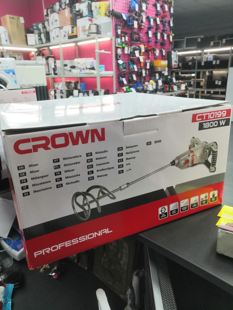 Строительный миксер Crown CT10199