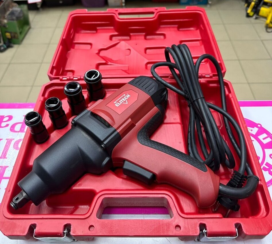 Гайковерт сетевой Elitech ГУ 350РЭ