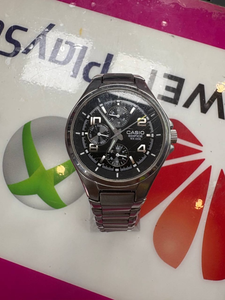 Часы casio edifice wr100m